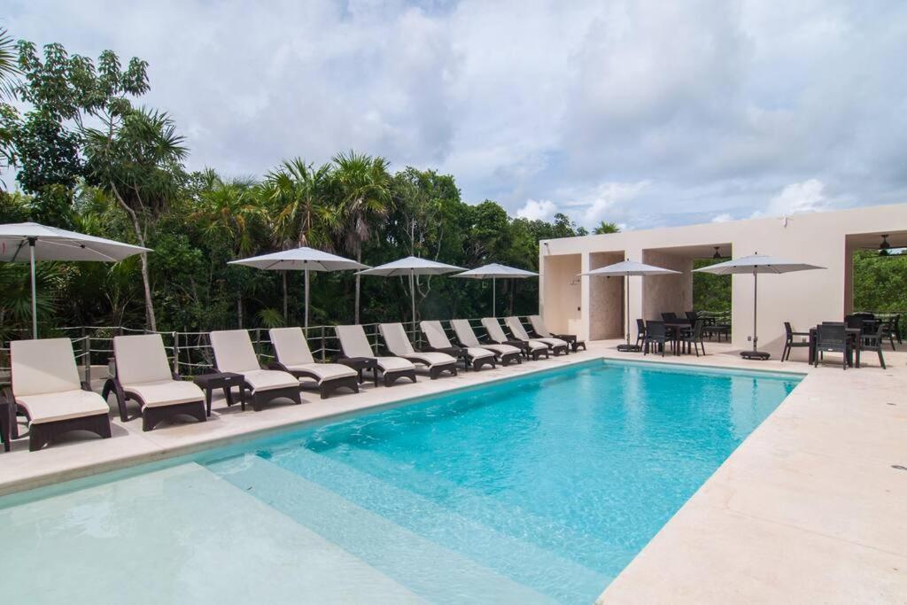Ground Level Garden Condo At Akumal South By Tao Santamar Buitenkant foto